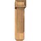 Ekena Millwork Traditional Craftsman Smooth Bracket w/ Offset Brace, Western Red Cedar, 5 1/2"W x 22"D x 22"H BKT0604X22X22TRA04SWR - alternate 4